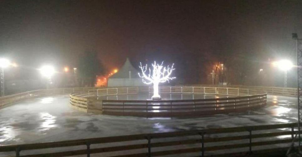 В центре Мариуполя засияла гигантская звезда (ФОТОФАКТ)