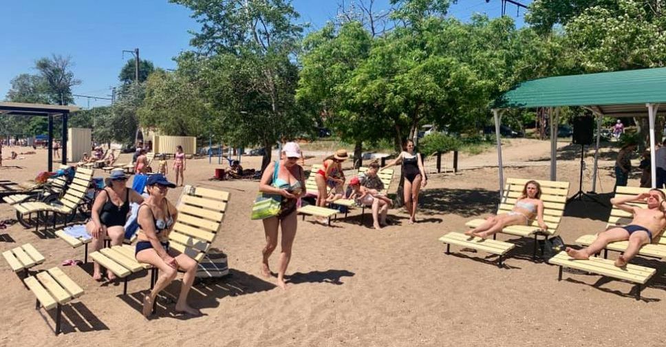 В Мариуполе презентовали суперсовременный «Солнечный пляж» (ФОТО)