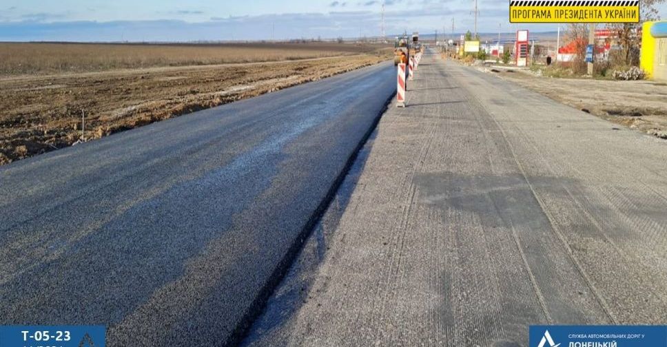 Под Мариуполем капитально ремонтируют дорогу