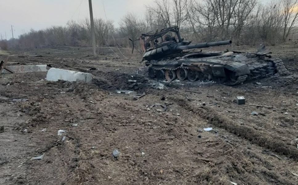 Російський танк злетів в повітря після влучної атаки ЗСУ