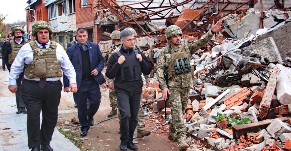 Дипломаты из Литвы посетили Широкино и пообщались с военными (ФОТО)