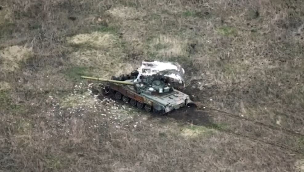 ЗСУ підірвали російський танк під Бахмутом