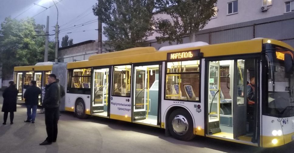 Министр финансов Украины оценила новые мариупольские автобусы (ФОТОФАКТ)