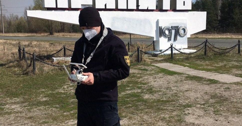 Спасатели Донетчины провели аэроразведку над горящей Чернобыльской зоной (ФОТО)