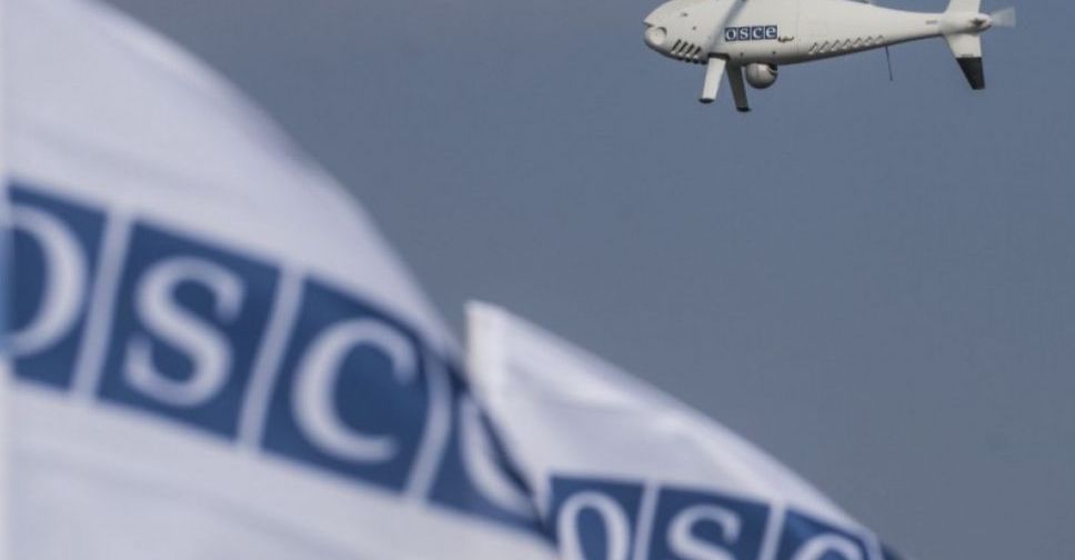 На Донбассе при наблюдателях расстреляли беспилотник