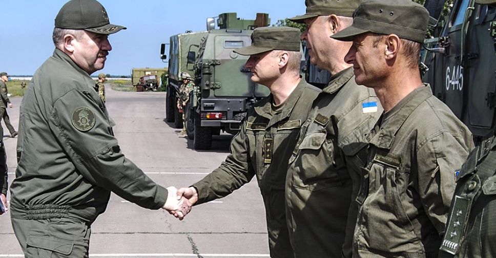 Подразделения Нацгвардии под Мариуполем проверили на боевую готовность (ФОТО)