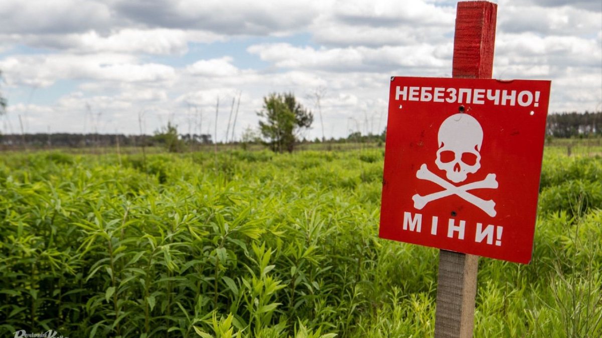 В Україні потенційно забруднено мінами 174 тис. кв. км – це чверть території країни