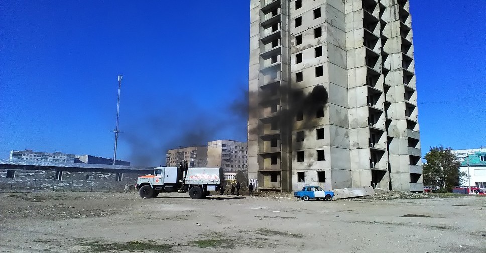 В Мариуполе после «обстрела» спасали мкр «Восточный» (ФОТО)