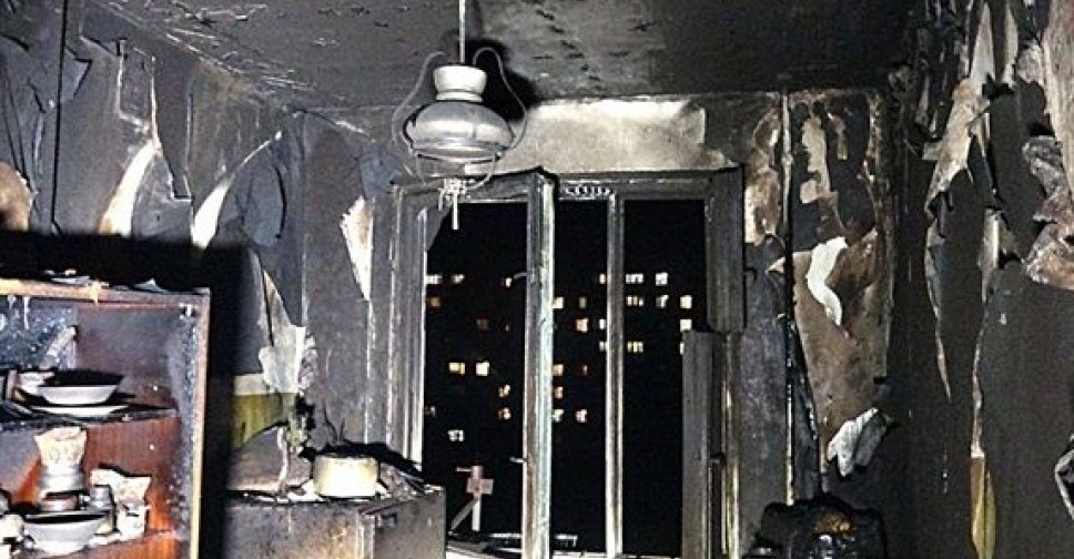 В Мариуполе в результате пожара пострадало пять человек, из них двое детей (ОБНОВЛЕНО, ФОТО)