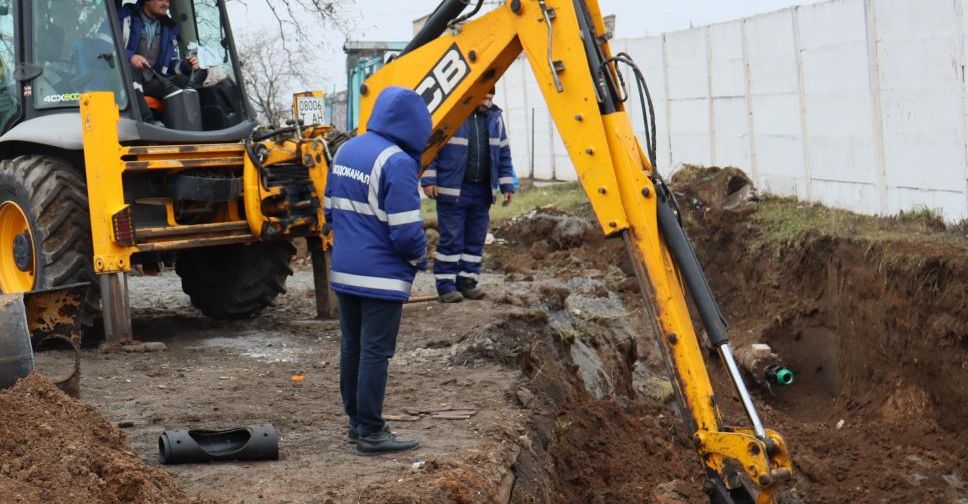 «Мариупольводоканал» демонтировал аварийный участок трубопровода