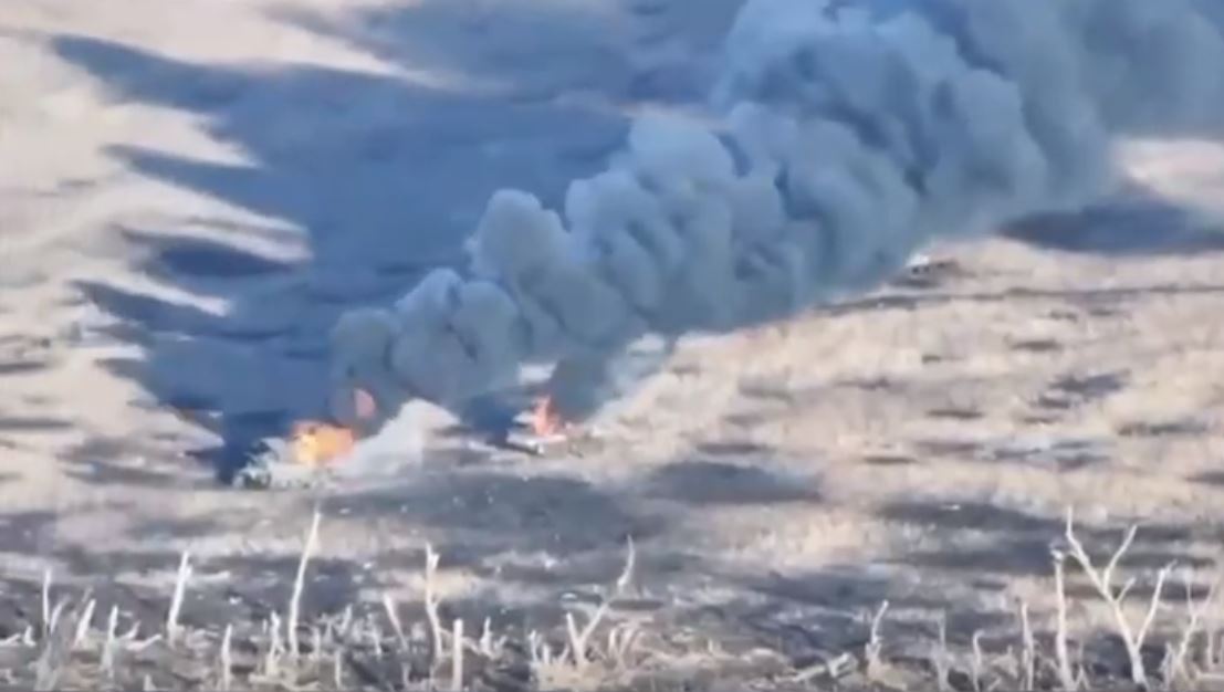 ЗСУ розтрощили російську колону бронетехніки під Вугледаром