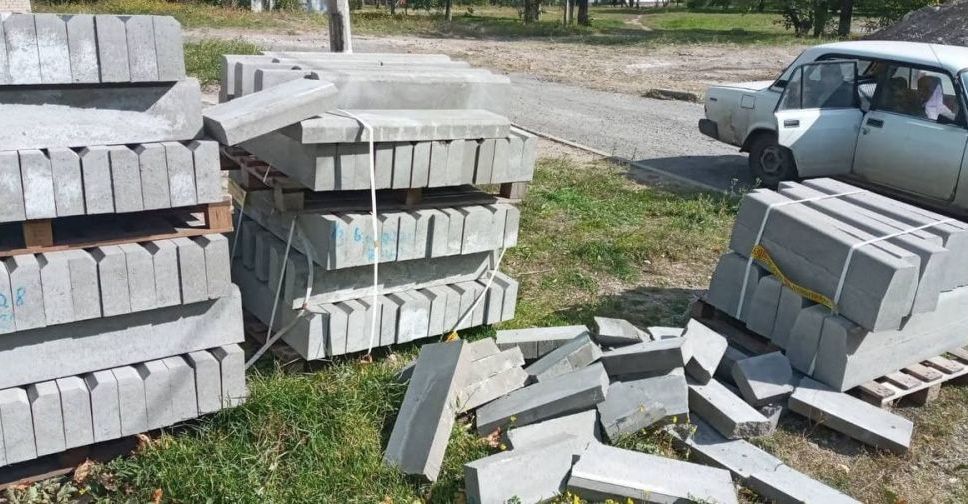 В Мариуполе похитили бордюры со стройки «Уютного двора»