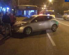 В мариупольском автобусе травмировалась пассажирка (ФОТО)
