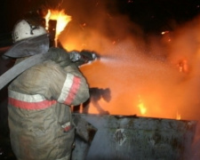 На пожаре в Мариуполе пострадал мужчина
