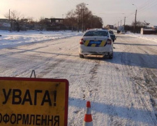 На скользкой дороге Мариуполя – тройное ДТП