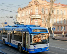 В Мариуполе изменено движение троллейбуса №12