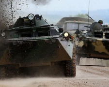 Нет перемирия: обстрелы из танков и минометов на Приазовье
