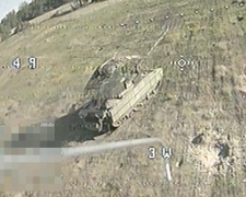 Захисники підірвали російський танк на Луганському напрямку