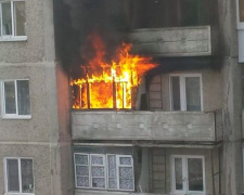 В Мариуполе пожары в двух пятиэтажках 