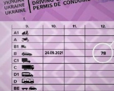 В водительских правах украинцев появятся новые коды и метки