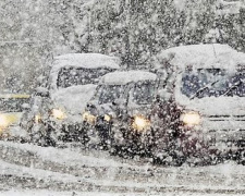 На Донецкую область надвигается мощный снегопад