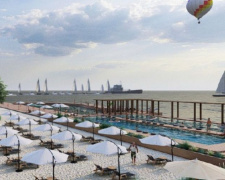 В Мариуполе предлагают строить второй этаж над пляжем и канатную дорогу вдоль морского берега