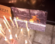 У Гданську пройшла акція пам'яті загиблих маріупольців та захисників міста