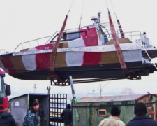Мариупольские пограничники получили новый катер для защиты Приазовья