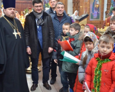 Рождество мэр Мариуполя встретил в Свято-Михайловском соборе
