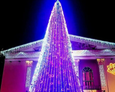 Мариуполь готов встретить 2019 год: город сияет вечерней иллюминацией и яркими нарядами (ВИДЕО)