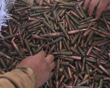 На Донетчине пограничники нашли тайник с тысячей боеприпасов (ФОТО+ВИДЕО)