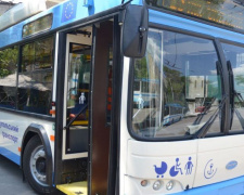В Мариуполе на 15-й маршрут вышел новый троллейбус, приобретенный на средства ЕС и горсовета (ФОТО)