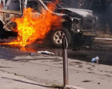 В Мариуполе взорвали машину полковника СБУ Александра Хараберюша: Осиротели двое малолетних детей 