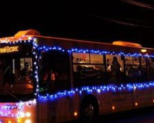 В Мариуполе добавили транспорт, который будет работать в новогоднюю ночь