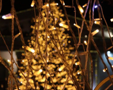 Мариуполь окунулся в новогоднюю атмосферу. Красота вечернего города завораживает (ФОТО)