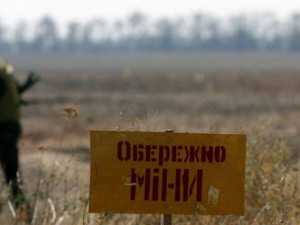 Около 7 тысяч кв. километров Донецкой и Луганской областей являются заминированными
