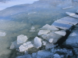 Азовское море у берегов Мариуполя покрылось тонким льдом: Спасатели предупреждают об опасности