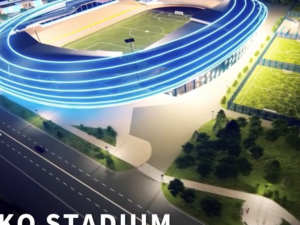 Стекло, металл, неон: как будет выглядеть обновленный стадион им. Бойко в Мариуполе (ВИДЕО)