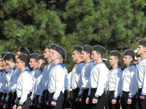 В Мариуполе будущие моряки приняли присягу (ФОТО)