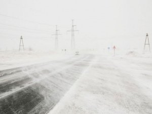 Донецкую трассу, ведущую в Мариуполь, могут закрыть из-за снегопада