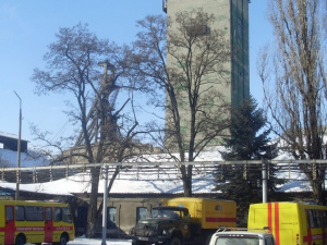 В Донецкой области пожар на шахте (ФОТО)