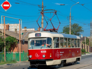 В Мариуполе несколько трамвайных маршрутов временно изменят движение