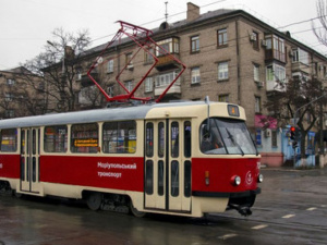 В Мариуполе временно ограничат движение трамваев