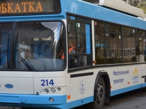 В Мариуполе троллейбус временно сняли с маршрута № 8 