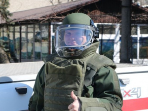 Саперам передали костюмы для разминирования Донбасса (ФОТО+ВИДЕО)