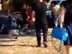 Утро в Мариуполе началось с аварии у главка полиции (ФОТО+ВИДЕО)