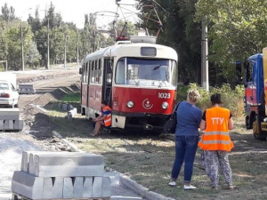 В Мариуполе на Левобережье остановились трамваи (ФОТОФАКТ)