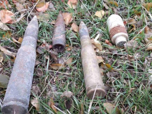 Вблизи Мариуполя обнаружили снаряды и гранату