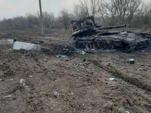 Російський танк злетів у повітря після влучної атаки ЗСУ