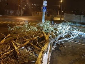 В Мариуполе шторм с порывами ветра до 24 метров в секунду
